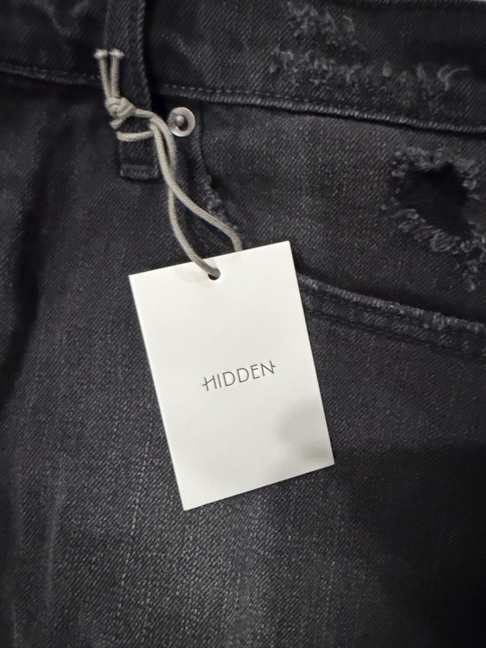 NWT Hidden Women's Black Jeans - Distressed Style